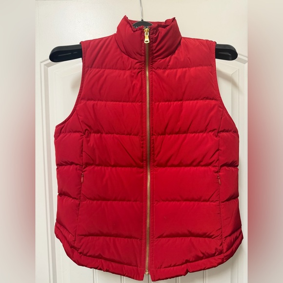 Talbots Red Puffer Vest - Picture 2 of 7